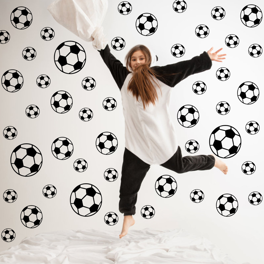Kids Education Quotes - 43 個サッカーウォールステッカー子供部屋子供の寝室ベビールームの装飾壁紙リムーバブルポスター家の装飾