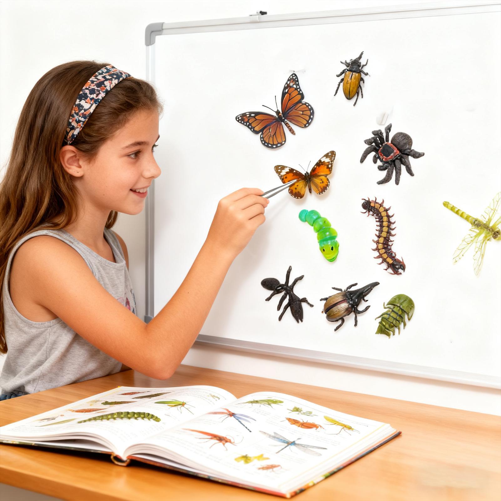 Kids Education Center - 子供のためのアクティビティブック 磁気玩具 可動ジョイント付き 教育用ワームおもちゃ 男の子 女の子