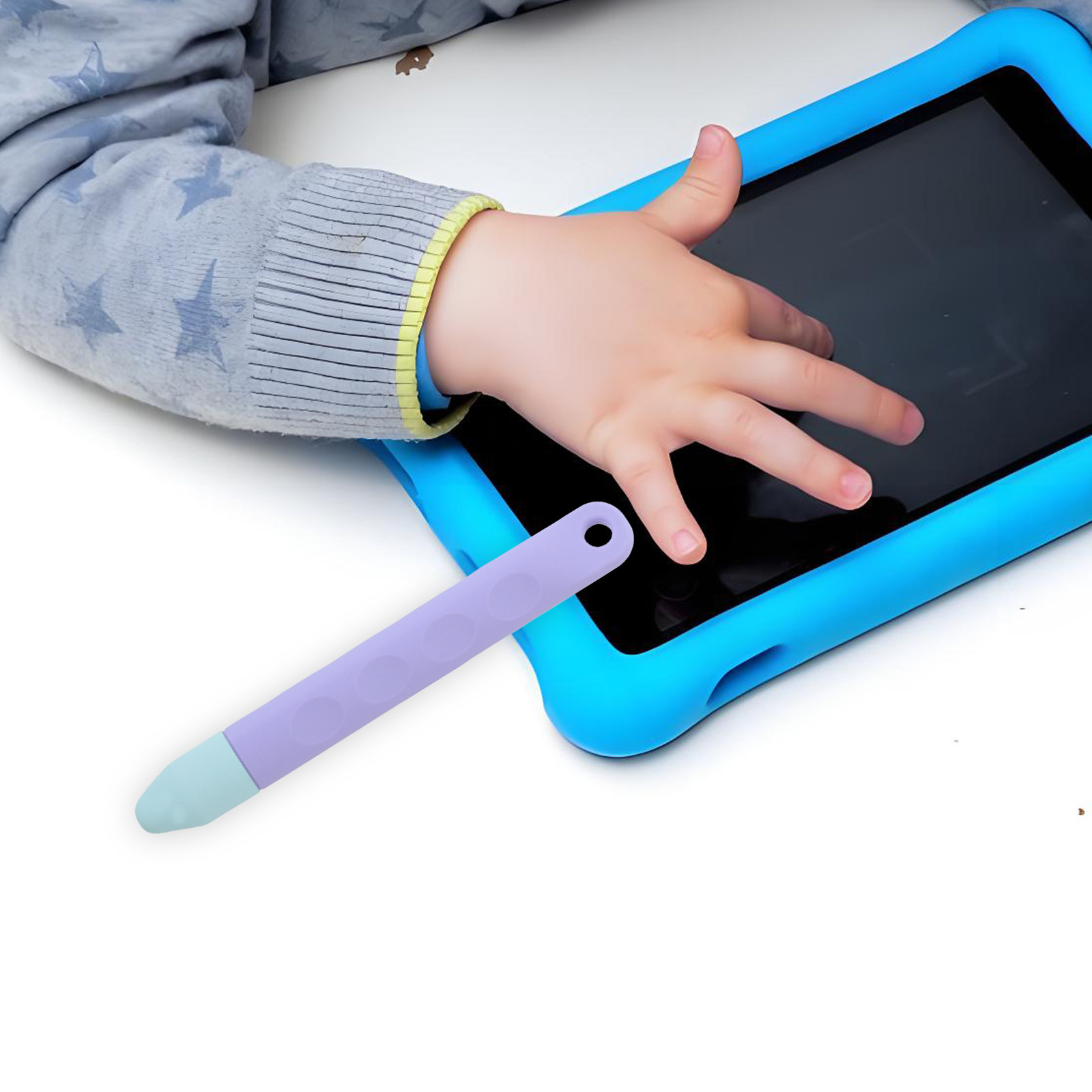Kids Education Tips - 子供用タッチスクリーンスタイラスペン 人間工学に基づいたシリコンチップ 学習タブレット スマートフォン 教室教育活動 教師向け