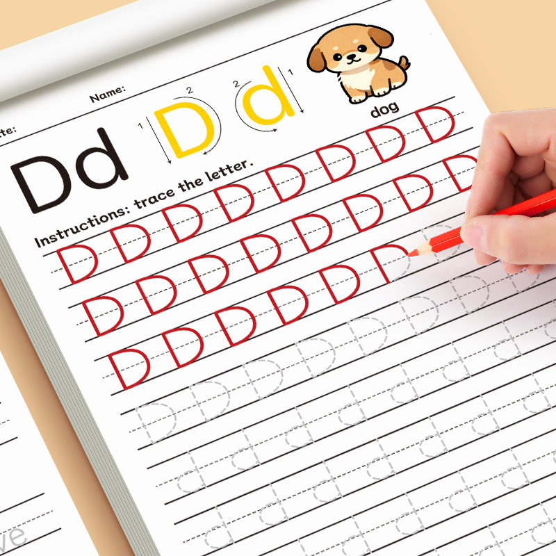 Learning Workbook Preschool - 26文字のアルファベットトレース練習帳、幼児向け手書き練習帳、文字スキル開発、カリグラフィー