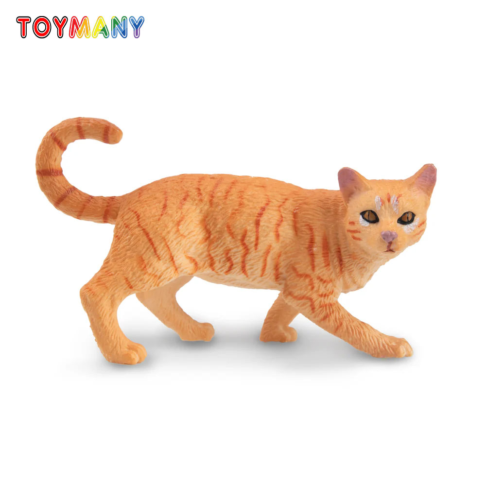 Kids First Education - Toymany シミュレーション ストライディング オレンジ タビー猫 ペット