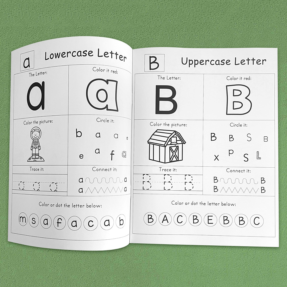 54 ページ文字 A-Z アルファベットフォニックス練習ワー - Learning Workbook Preschool のレビューと価格