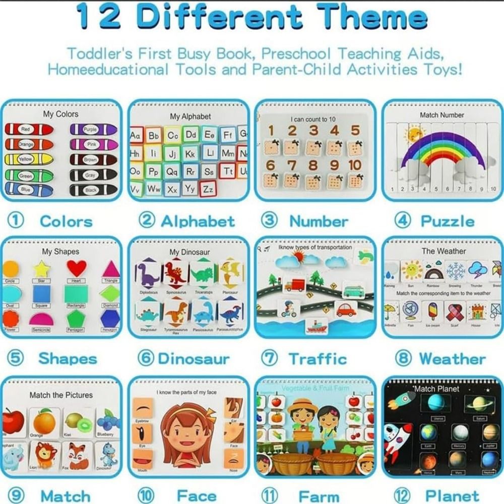幼児向け My Preschool Busy Book 学習 - Learning Workbook Preschool のレビューと価格