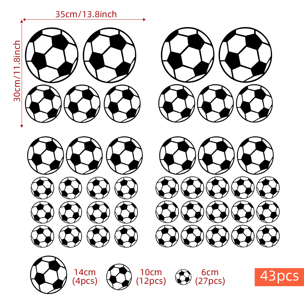 43 個サッカーウォールステッカー子供部屋子供の寝室ベビール - Kids Education Quotes のレビューと価格