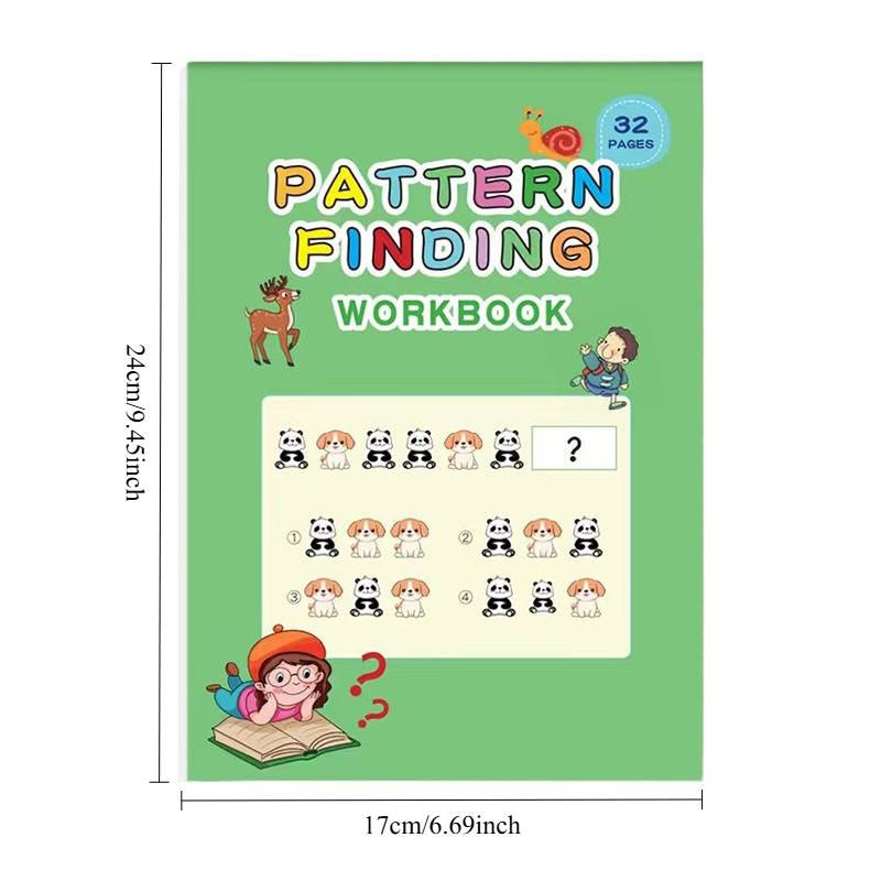 32 ページのパターン検索ワークブック 就学前の子供向け 論 - Learning Workbook Preschool のレビューと価格