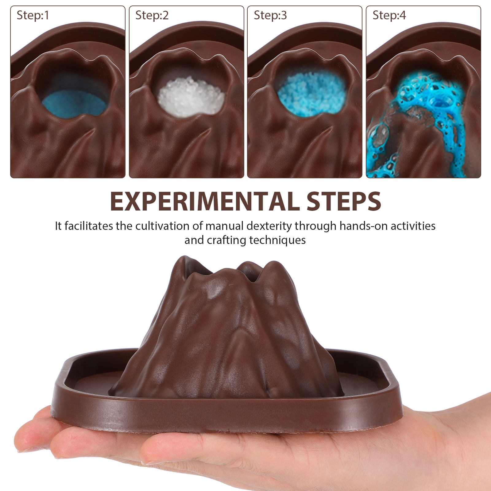 10個入り火山型キット DIY科学プロジェクト用 明るくリア - Science Kit Volcano のレビューと価格