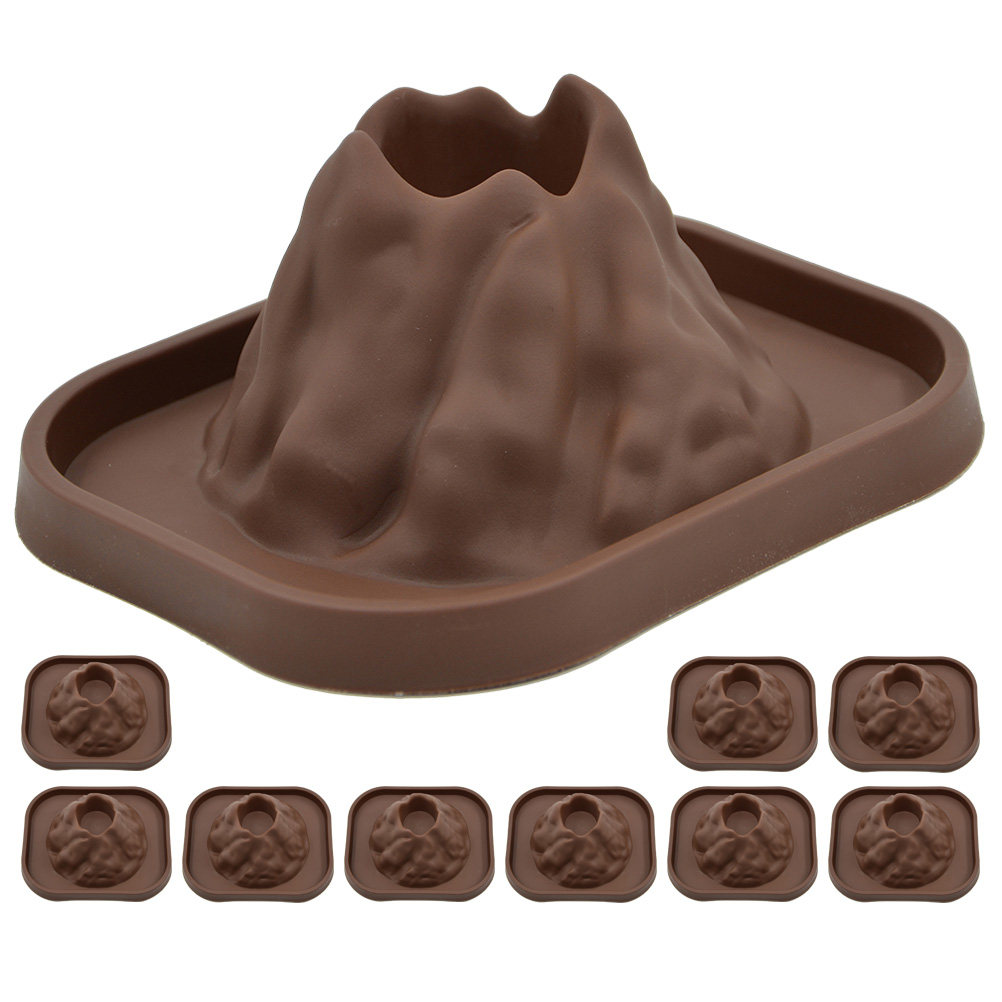 10個入り火山型キット DIY科学プロジェクト用 明るくリア - Science Kit Volcano のレビューと価格