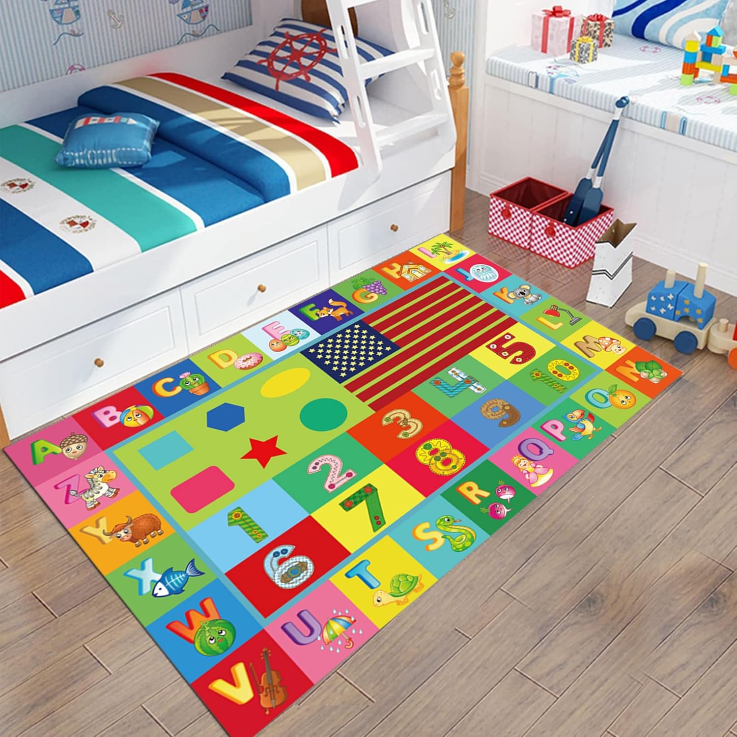 ABC早期教育キッズルームラグ、教室用ラグ、子供用室内カーペ - Abc Kids Early Education のレビューと価格