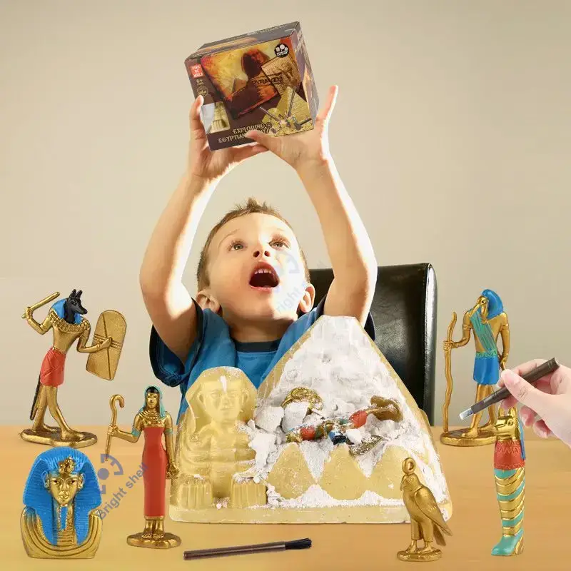 火山子供のおもちゃ恐竜ピラミッド DIY 化石考古学発掘キッ - Science Kit Volcano のレビューと価格