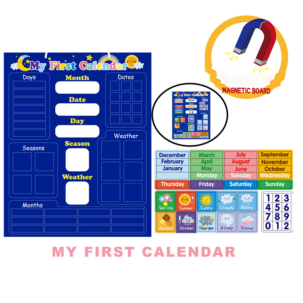 円学習教育時間センターカレンダーカード教室開発ポケットチャー - Kids Education Center のレビューと価格
