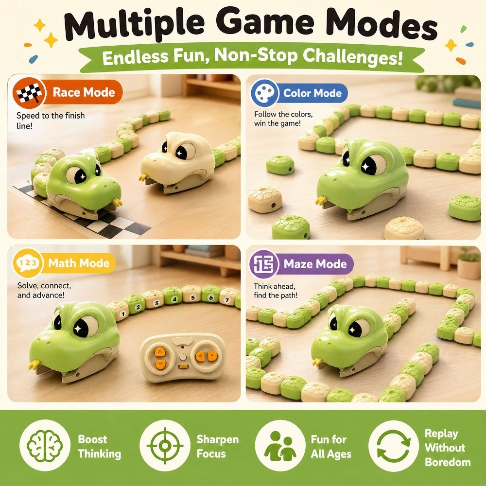 2人対戦型リモコン磁気グリーディスネークカーインタラクティブ - Kids Education Things のレビューと価格