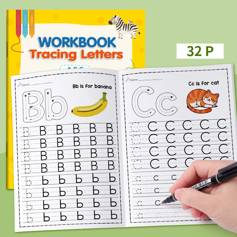 子供向け就学前アルファベット練習ワークブック 文字学習 クリ - Learning Workbook Preschool のレビューと価格