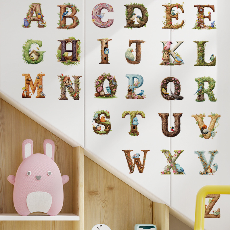 子供のためのビニール壁のステッカー,かわいい,壁のアルファベ - Abc Kids Early Education のレビューと価格