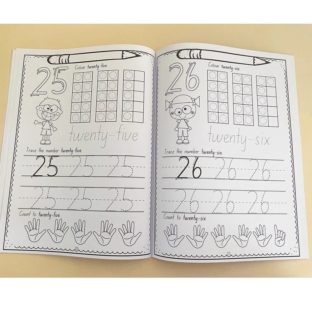 A4 サイズ番号 0-30 トレース練習ワークブック就学前数 - Learning Workbook Preschool のレビューと価格