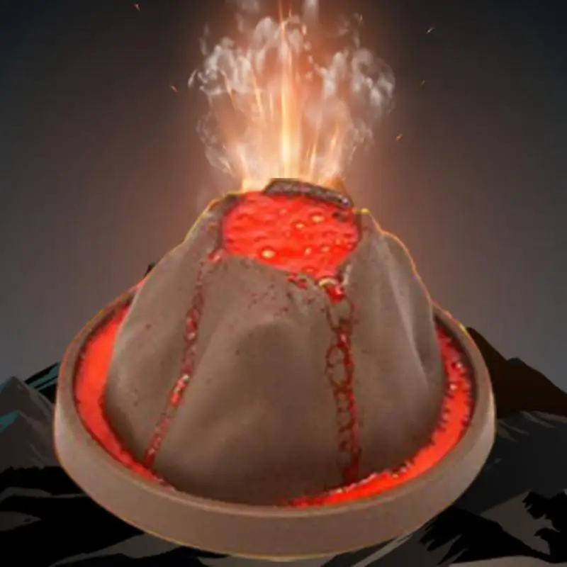 1個の科学探検玩具、化学学習、火山噴火、物理化学実験キット - Science Kit Volcano のレビューと価格