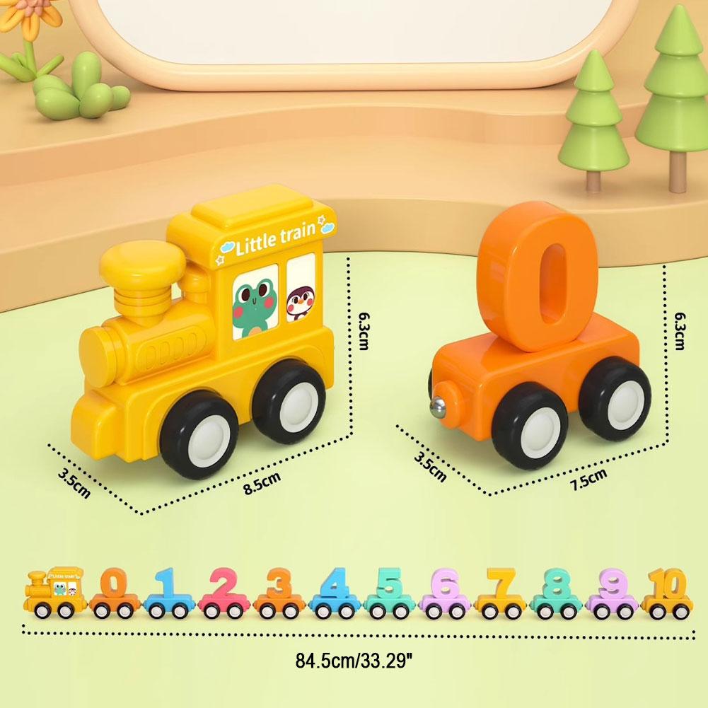 モンテッソーリ教育玩具 トレインセット 木製 磁石式 数字ト - Kids Education Things のレビューと価格