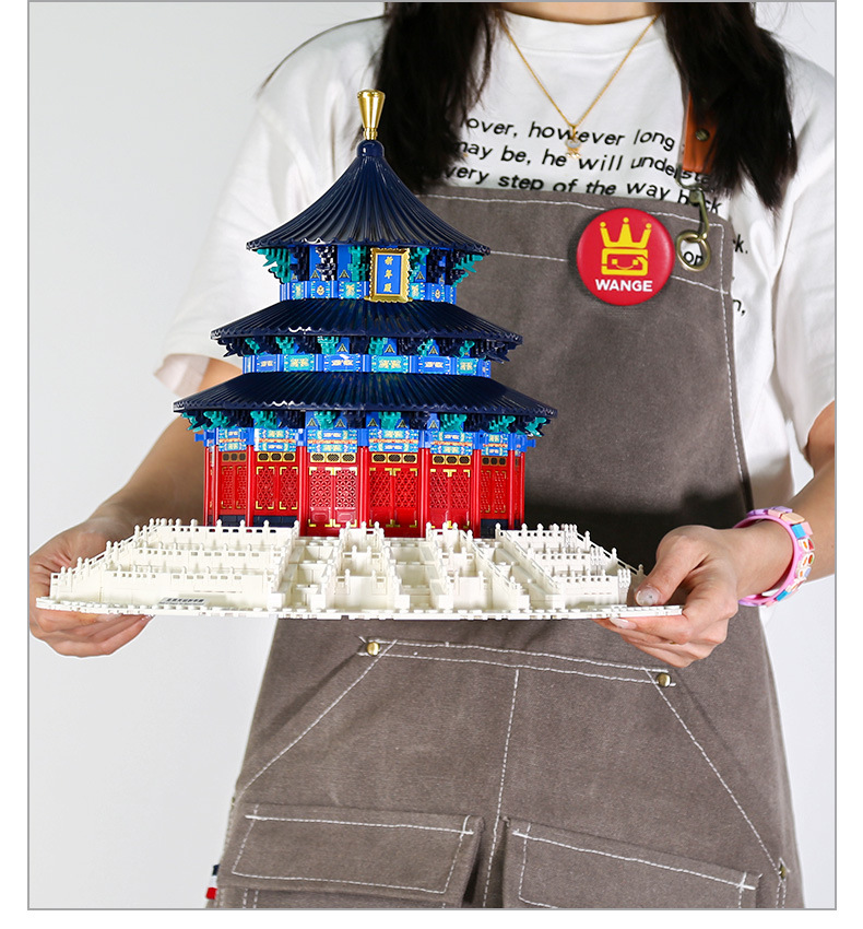 北京天壇祈願堂ビルディングブロック中国建築モデル教育装飾ギフ - Kids Heaven Education のレビューと価格