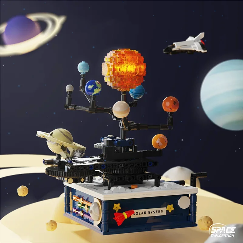 FUNXINEE 技術宇宙探査シリーズ 回転式太陽系地球儀  - Solar System Model のレビューと価格