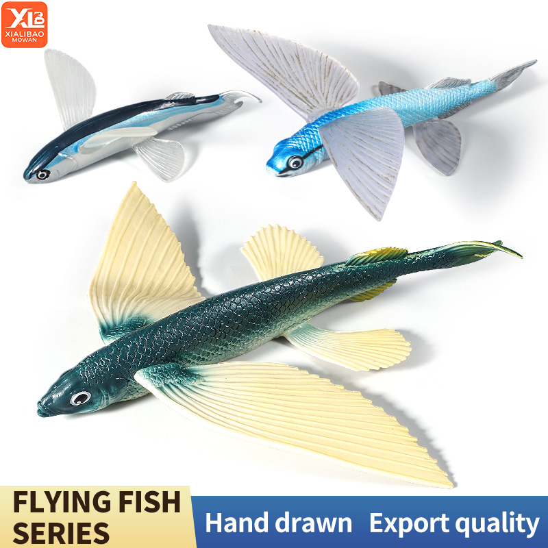 海洋動物水中世界トビウオセットアクションフィギュア海洋生物モ - Kids First Education のレビューと価格