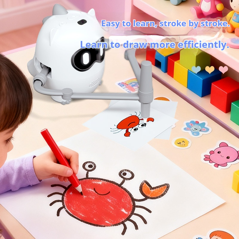 一般的なスマート恐竜描画ロボットインテリジェント早期教育玩具 - Kids Education Things のレビューと価格