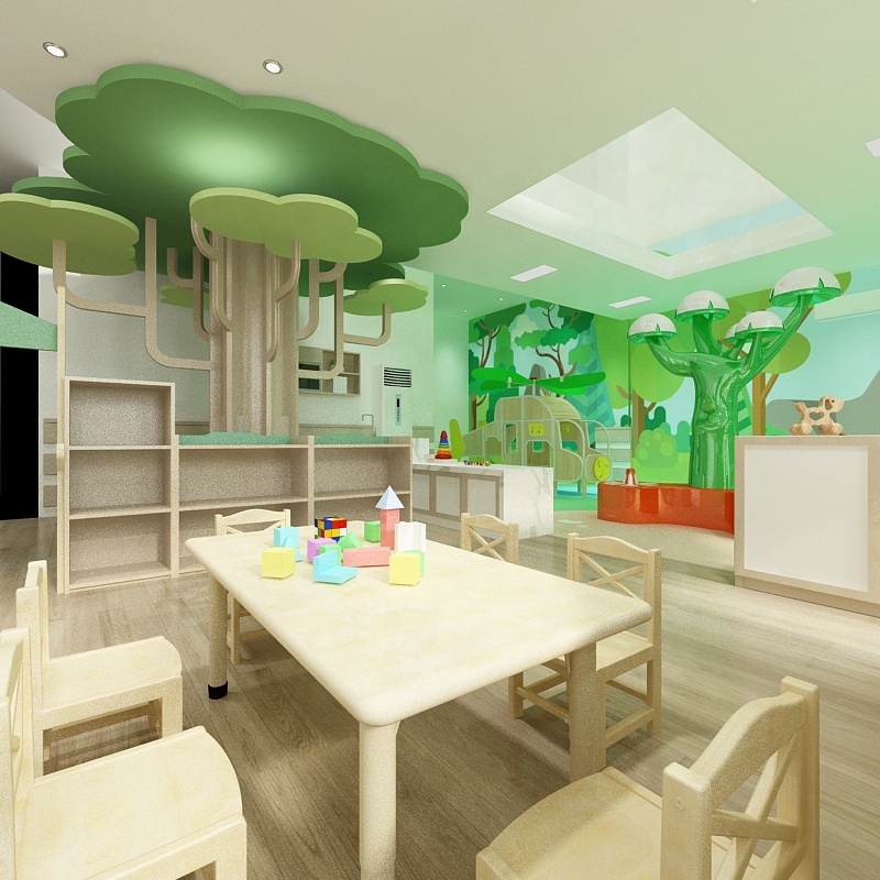 子供用就学前教育家具セット、木製モダンスタイル、幼児教育保育 - Kids Education Center のレビューと価格