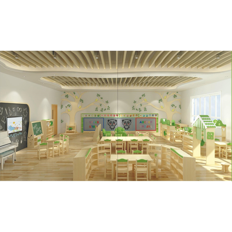 子供用就学前教育家具セット、木製モダンスタイル、幼児教育保育 - Kids Education Center のレビューと価格