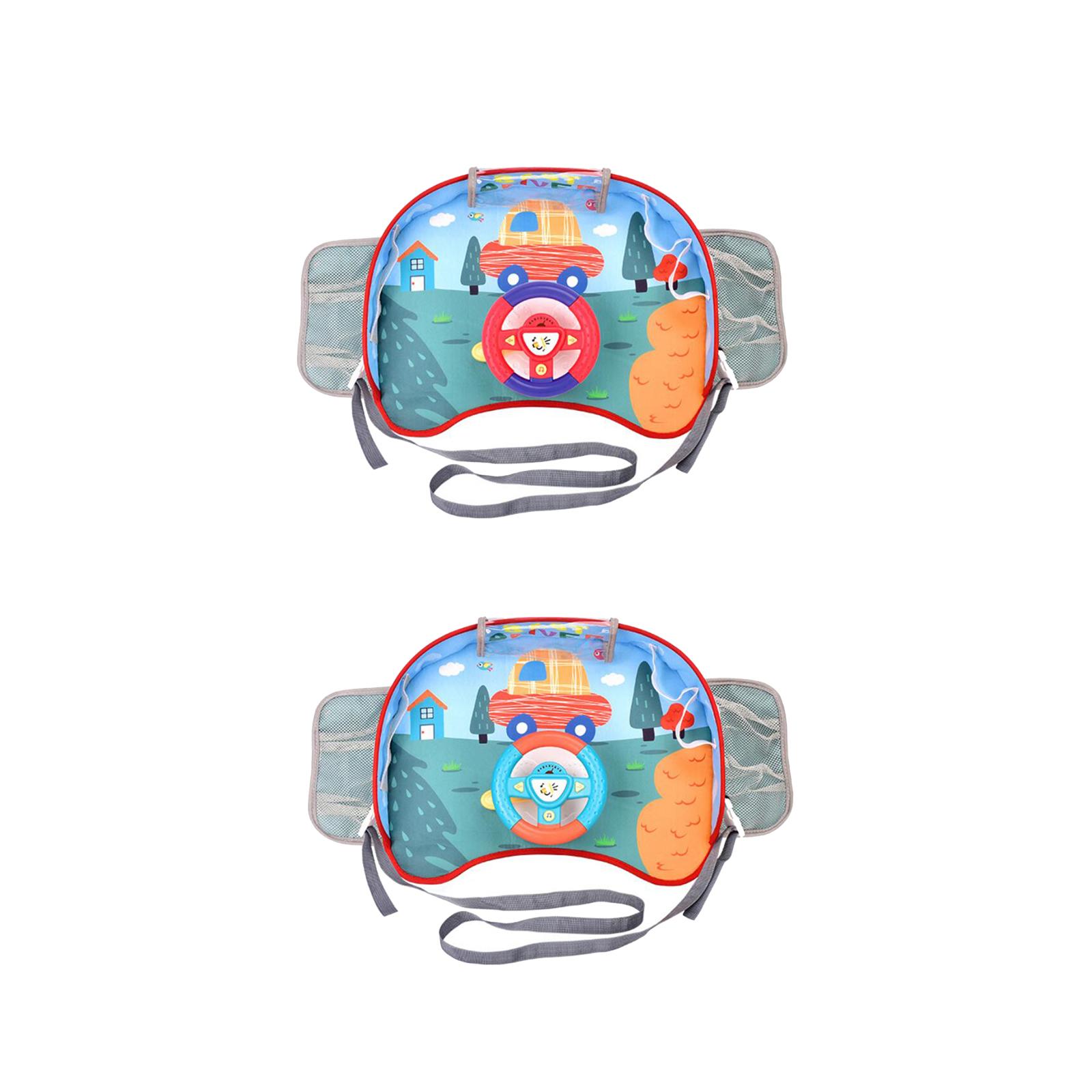 車のステアリングホイールおもちゃ ポータブルアクティビティプ - Kids Education Center のレビューと価格