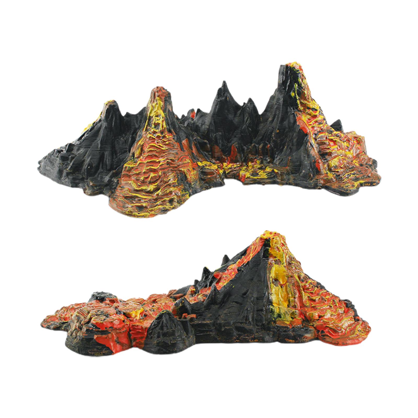 リアルなミニ火山恐竜プレイセット噴火火山セットモデル人工風景 - Science Kit Volcano のレビューと価格